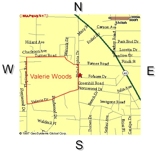 Map Of Valerie Woods Location